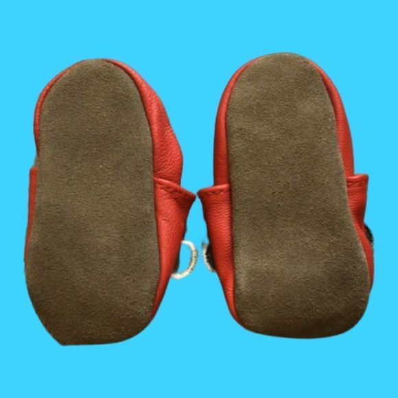 NWOT Mud Pie Monkey Booties Size 6-12 Months - Picture 2 of 3